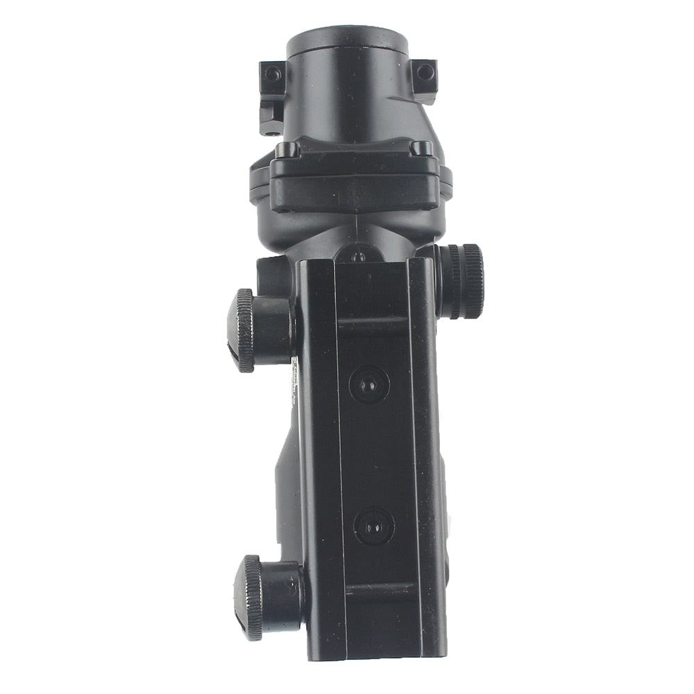 Trijicon ACOG Style 4X32 Real Fiber Source Red or Green Illuminated Scope w/ RMR Micro Red Dot