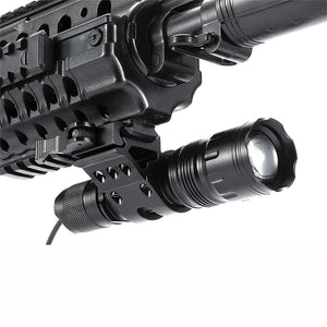 25.4mm QD 45 Degree Offset with 25.4mm/ 30mm Rings Hunting Rifle Flashlight Bracket Clip Mount for 20mm Picatinny Rail Holder