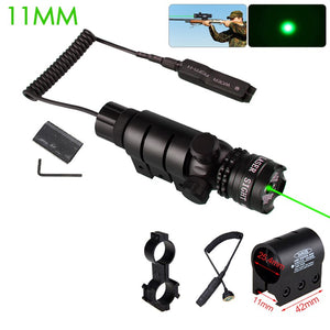Red/Green Dot Laser Sight Adjustable Switch 650nm/532nm Laser Pointer For 11mm-21mm Scope Laser