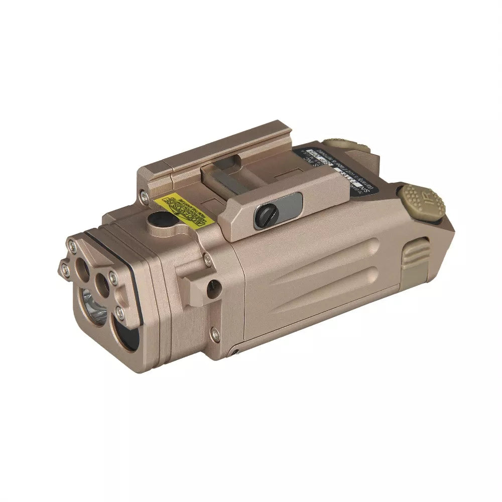 Tactical DBAL-PL LED Flashlight 400 Lumens White Light Hunting Red Laser Flashlight Weapon Light with IR Illuminator GZ15-0087