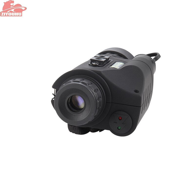 PN55-1 Compact Helmet Night Vision Monocular 1x24 Head Mounted Imaging Infrared Night Vision Scope View in Full Darkness
