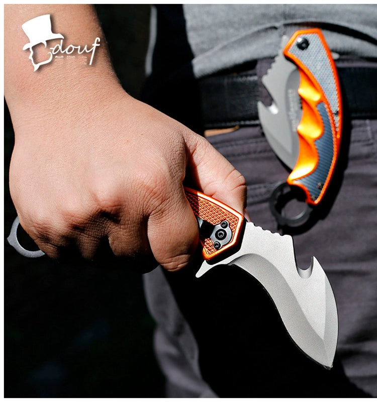 Foldable Claw Knife All Steel Small Hook Cutting Blade Eagle Claw