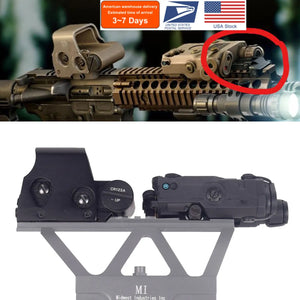 US Warehouse 553 Holographic Red Dot Sight Optic Scope PEQ-15 Weapon Light MI 20mm Picatinny QD Rail Mount For Saiga Hunting