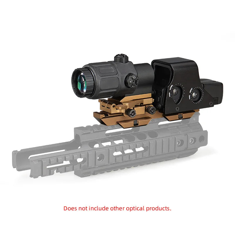 G33/G43 558 Wilcox Red Dot Sight Side Flip 0.41" Riser Mount For Rifle Scope Picatinny Adapter Rollover Bracket Accessories