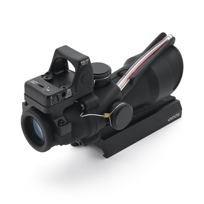 Holy Warrior NEW 2024 Tactical ACOG 4X32 TA31 Real Fiber Glass RCO-M4 Reticle Riflescope w/Original Marks