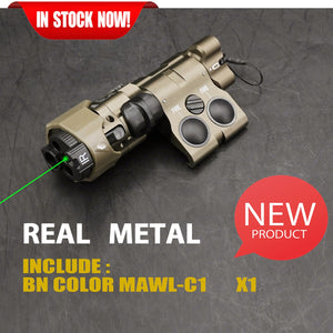2022 New Real Metal CNC MAWL-C1+ Tactical Laser Upgraded Version  Replica For Airsoft IR / Visible Aiming With EC2