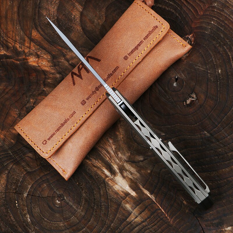 Nami-N003 M390 Blade TC4 Titanium Handle Folding Pocket Knife