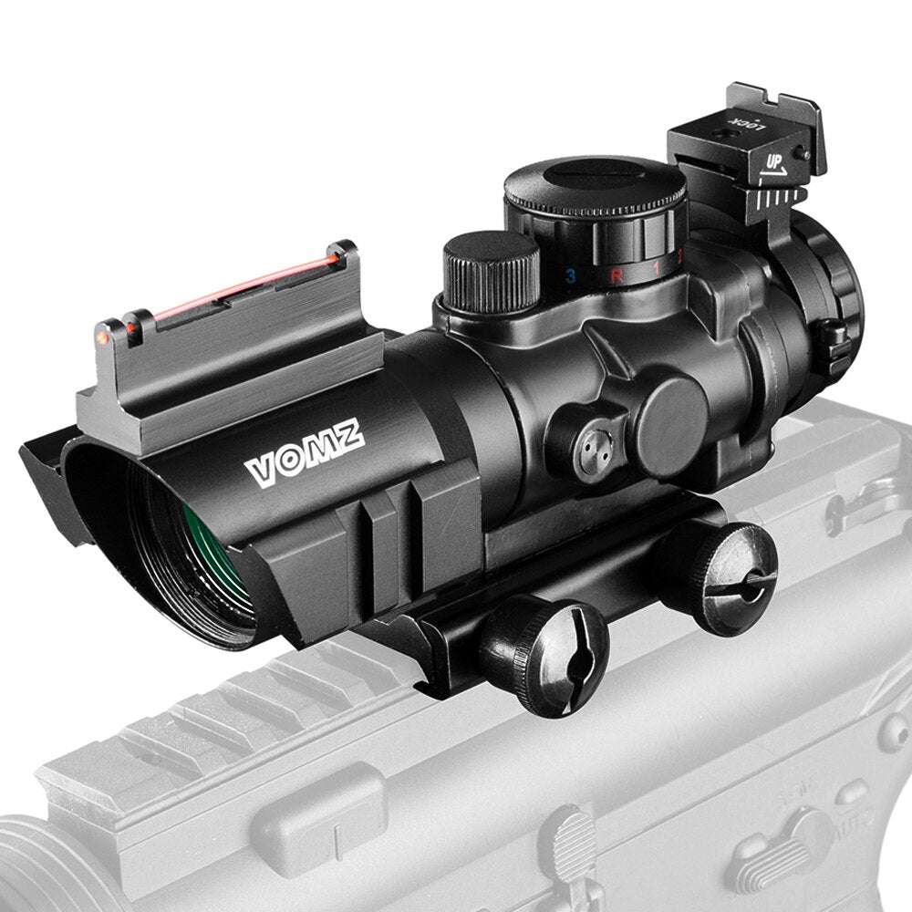 4x32 Riflescope 20mm Dovetail Reflex Optics Scope Sight Airsoft Magnifier