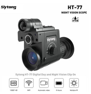 HT-77 HT77-LRF Hunting Camera Night Vision With Laser Rangefinder WIFI APP Live Image Transmission