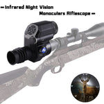 Infrared Spotlight Night Vision Scope 4x30 Digital Monocular Image Video Records Camera Mounted Aim Sight Scope