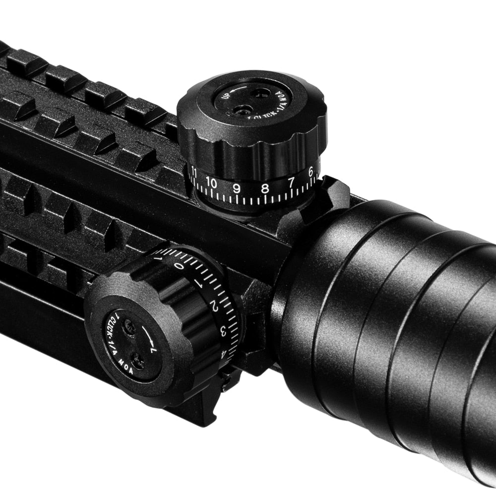 3-9X32 EGC Tactical Optic Red Green Illuminated Riflescope Holographic Reflex 4 Reticle Dot Combo