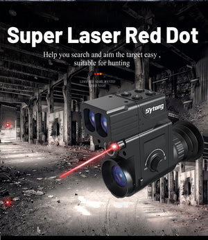 HT-77 HT77-LRF Hunting Camera Night Vision With Laser Rangefinder WIFI APP Live Image Transmission