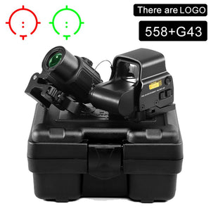 558 G43 G33 Holographic Collimator Sight 552 Red Dot Optic Sight Reflex with 20mm Rail Mounts