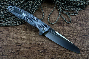TWOSUN D2 Satin Blade G10 Ceramic Ball Bearing Washer TS16 Folding Pocket Knife