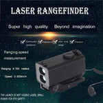 Mini Laser Range Finder Mount on Rifle Rangefinder Distance Speed Measurer 1200m Real-time