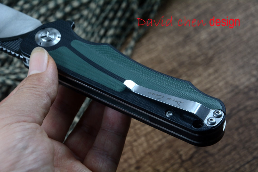 D2 Blade Folding Pocket Knife G10 Handle LK5030
