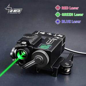 High Power DBAL-MINI Metal Laser Indicator Green Laser Strobe Fit 20mm Picatinny Rail IR Ray