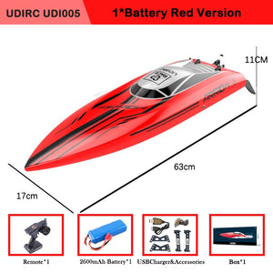 RC Boat 50Km/H High Speed Waterproof 2.4GHz Radio Control Boat Brushless RC Speed Boat