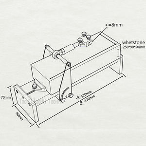 Professional Fixed Angle Knife Sharpening Frame Whetstone Grinder Sharpening Tools For Scissors planer chisel