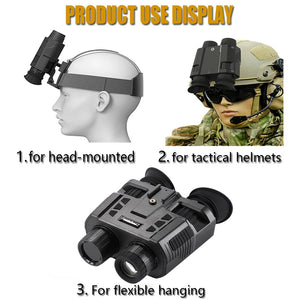 Helmet Infrared Night Vision Device Binoculars 3D Night Vision Video Camera for Outdoor See at Night