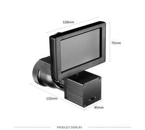Night Vision HD 1080P 4.3 Inch Display Siamese Video Cameras Infrared Illuminator Optical
